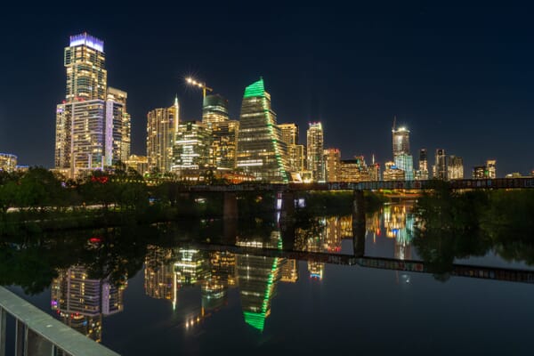 Cityscape Reflections - Austin, TX