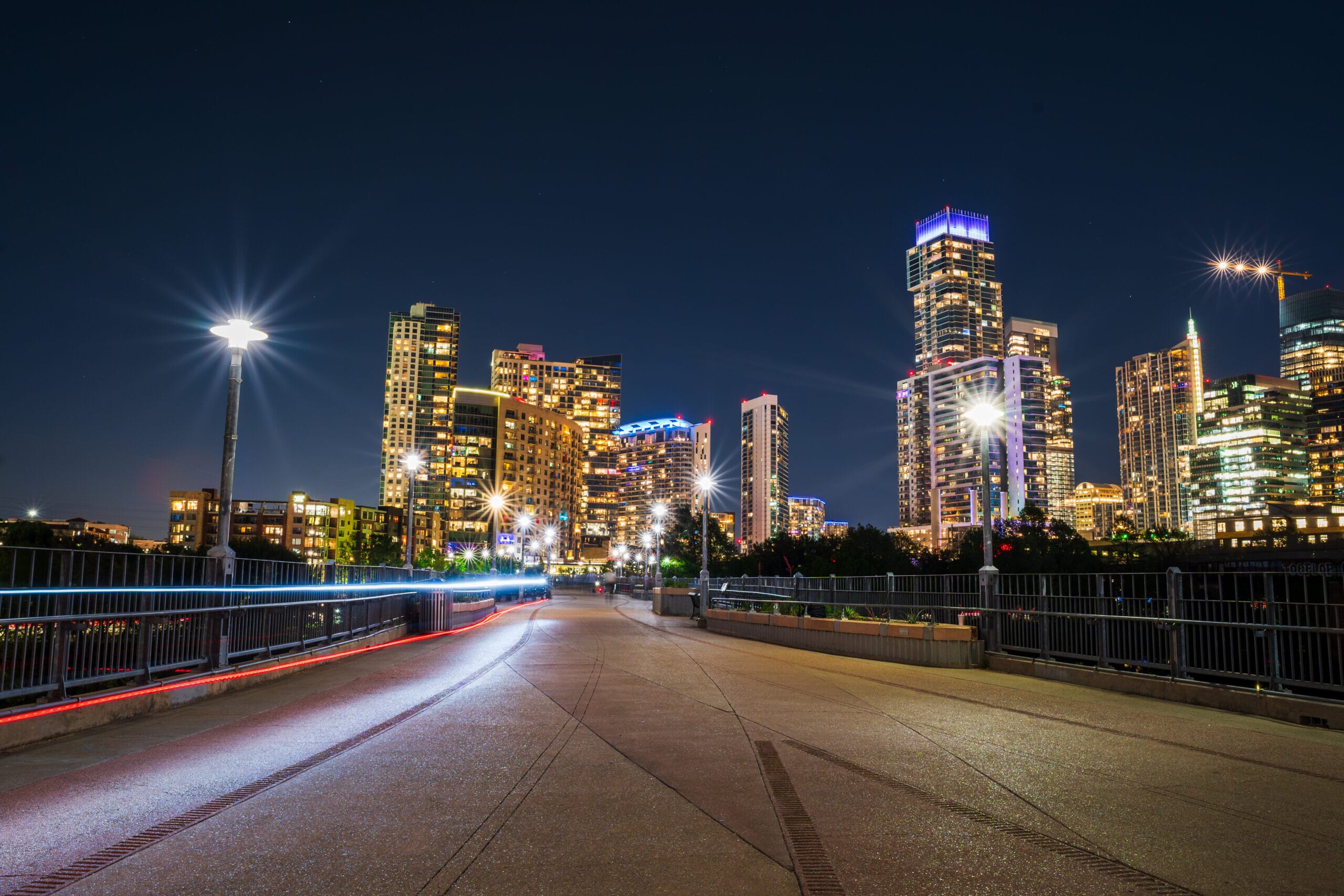 Catching Light trails - Austin, TX