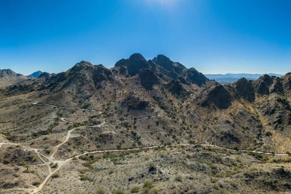 Phoenix Mountains Preserve Landscape-Panorama