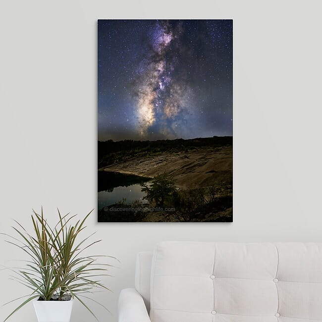 Milky Way Rising over Pedernales Falls – Black Moon, August 23, 2025 | Blanco County, Texas Hill Country #002