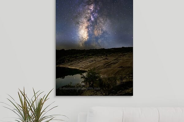 Milky Way Rising over Pedernales Falls – Black Moon, August 23, 2025 | Blanco County, Texas Hill Country #002