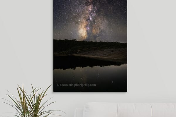 Milky Way Rising over Pedernales Falls – Black Moon, August 23, 2025 | Blanco County, Texas Hill Country #001